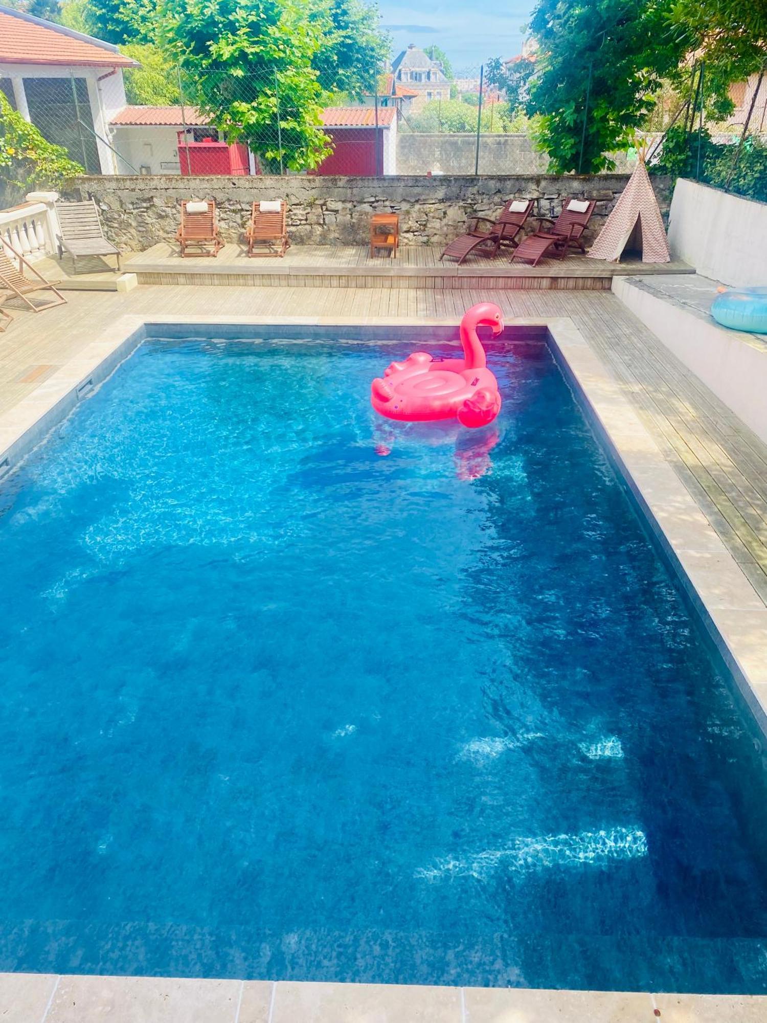 Charming 1 Bedroom Flat, Biarritz Center With Pool And Car Park Exterior foto